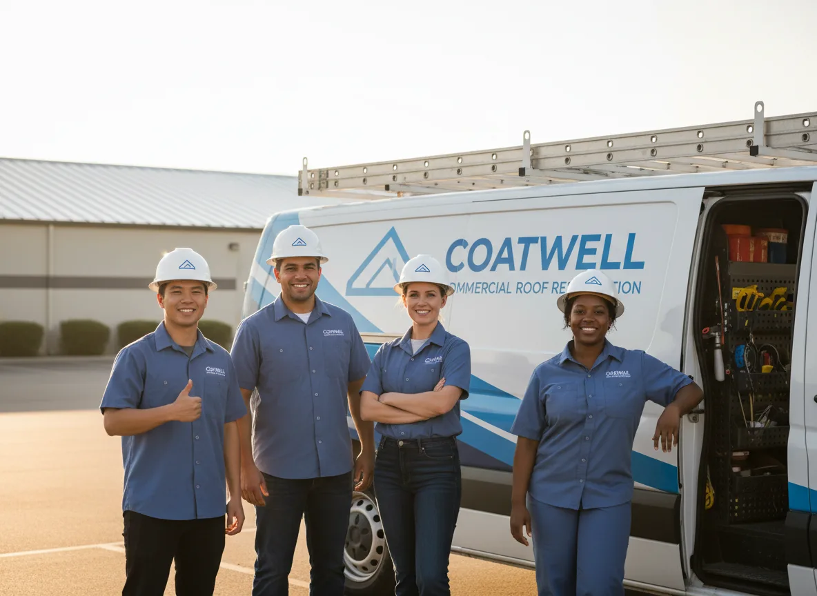 Commercial roof coating company in Rushford, MN